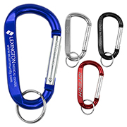 Cara L Large Size Carabiner Keyholder with Split Ring Attachment